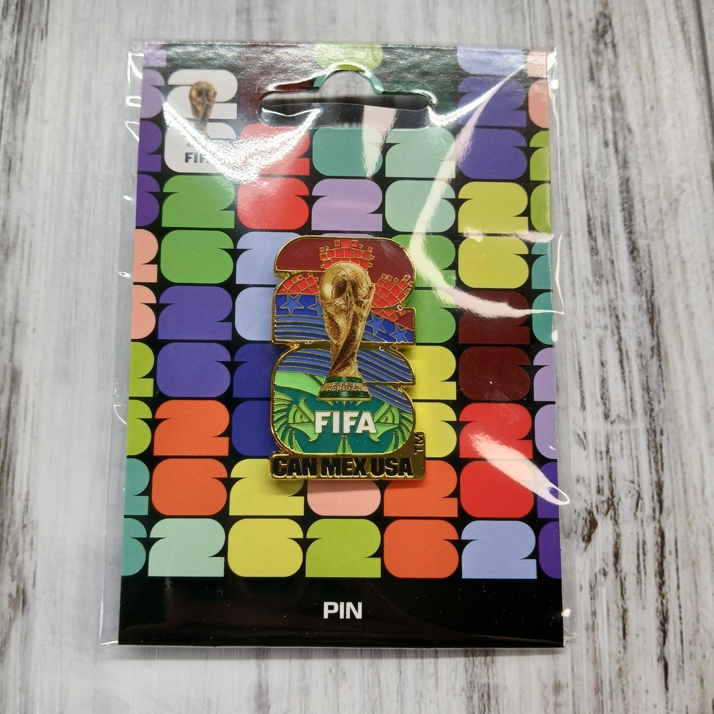 FIFA World Cup 2026 Official Licensed Pin CAN MEX USA Soccer  F26-PN-0010-A